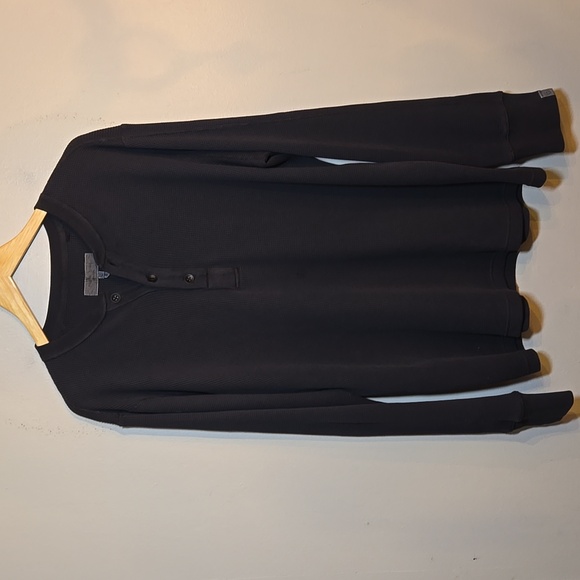 Rag & Bone Tech Waffle Henley Long Sleeved Cotton Pullover Shirt NWOT - Picture 4 of 16